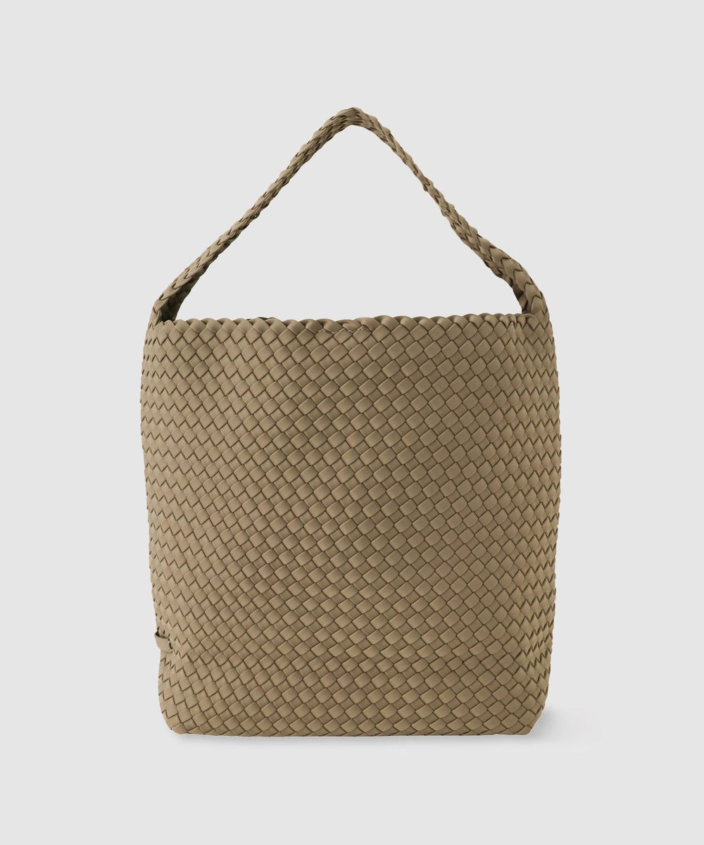 値下げ　NAGHEDI ナゲディ　ミディアム　人気　バッグ　 グレージュ NAGHEDI(ナゲディ)】 MEDIUM HOBO ショルダーバッグ|allureville