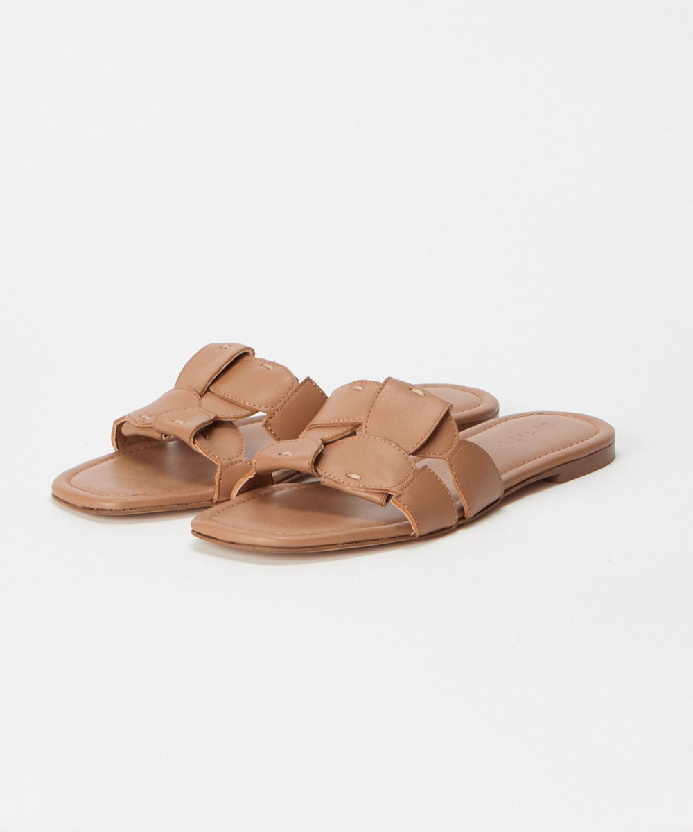 buying 【DI GAIA(ディガイア)】TOTEME FLAT SANDAL モカ (85)