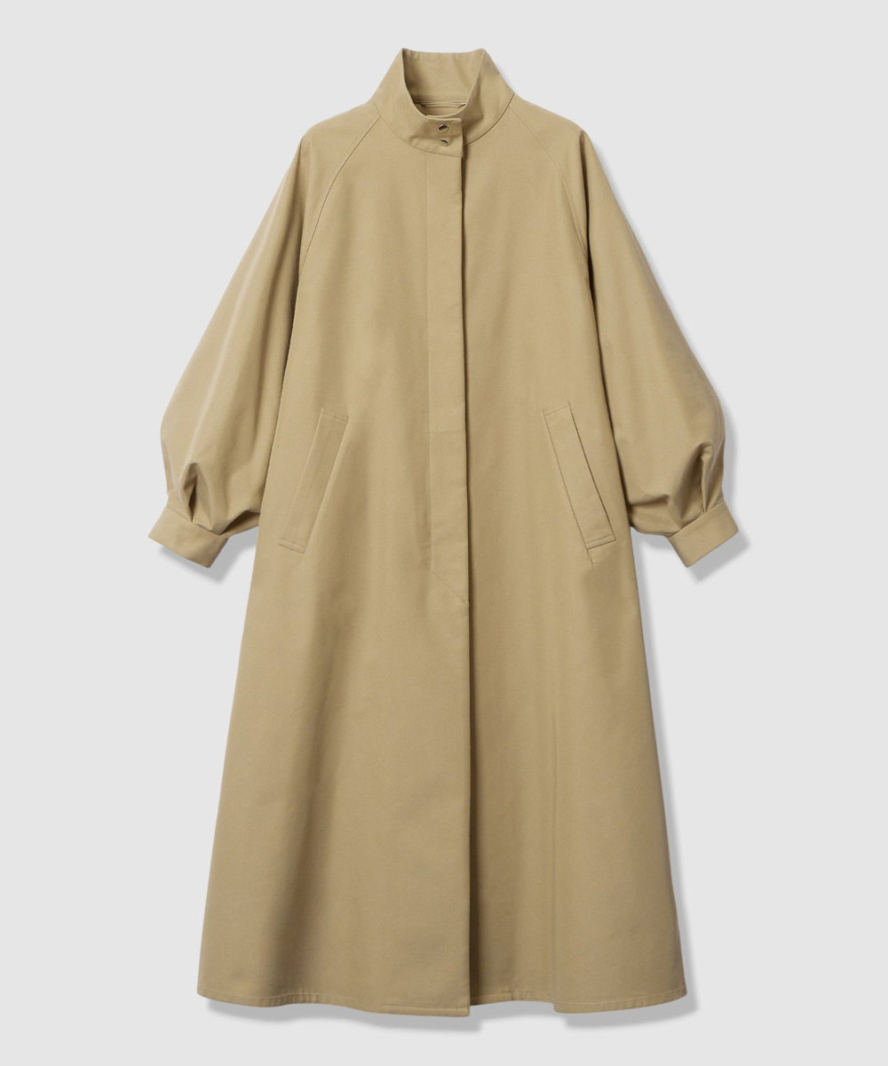 allureville 4WAYスタンドロングコート ベージュ (11)