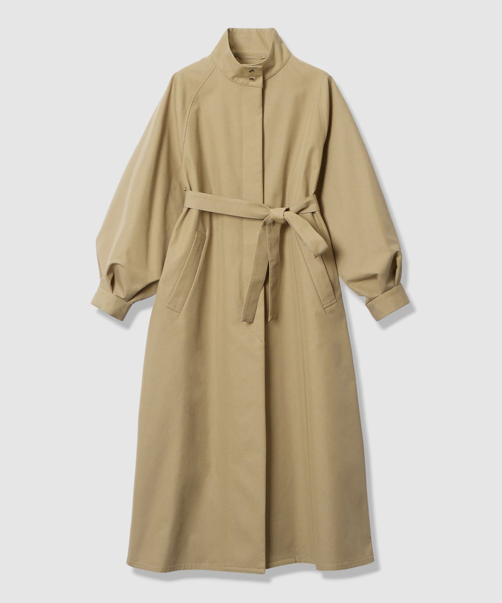 allureville 4WAYスタンドロングコート ベージュ (11)