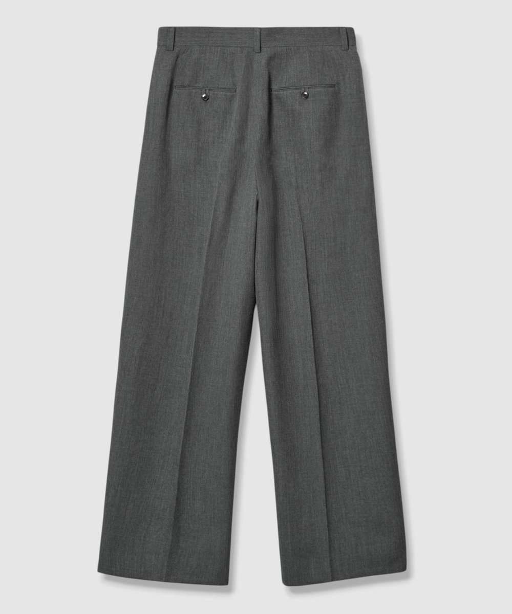allureville ドライウールカーブライントラウザー グレー (92)