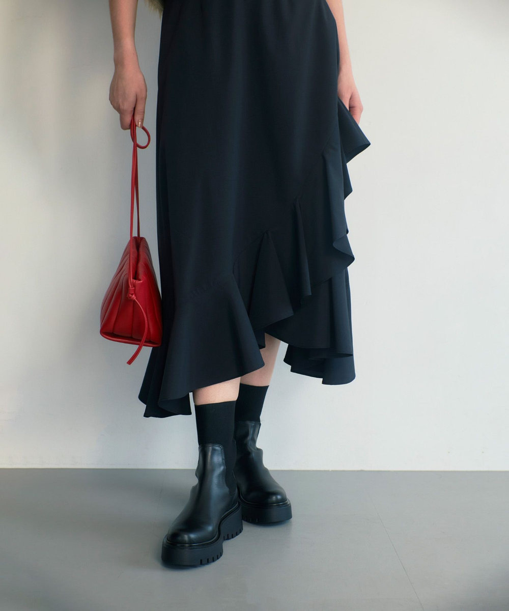 allureville ラッフルズマーメイドスカート ブラック (95)