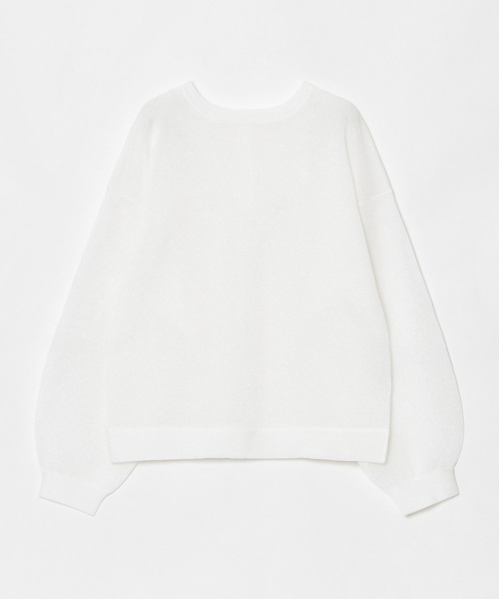 allureville スポンディッシュシアー2WAYプルオーバー オフホワイト (02)