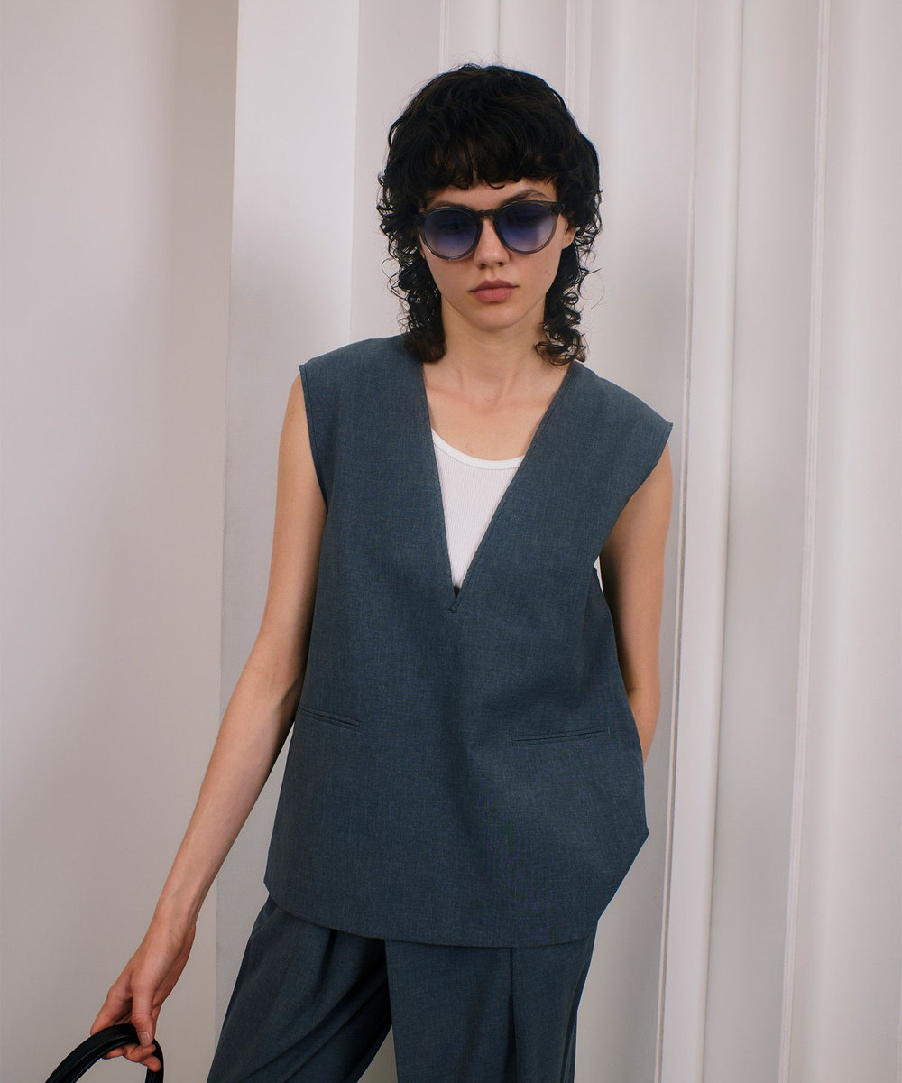 トロピカルVネックジレ|allureville OFFICIAL SITE / ONLINE SHOP