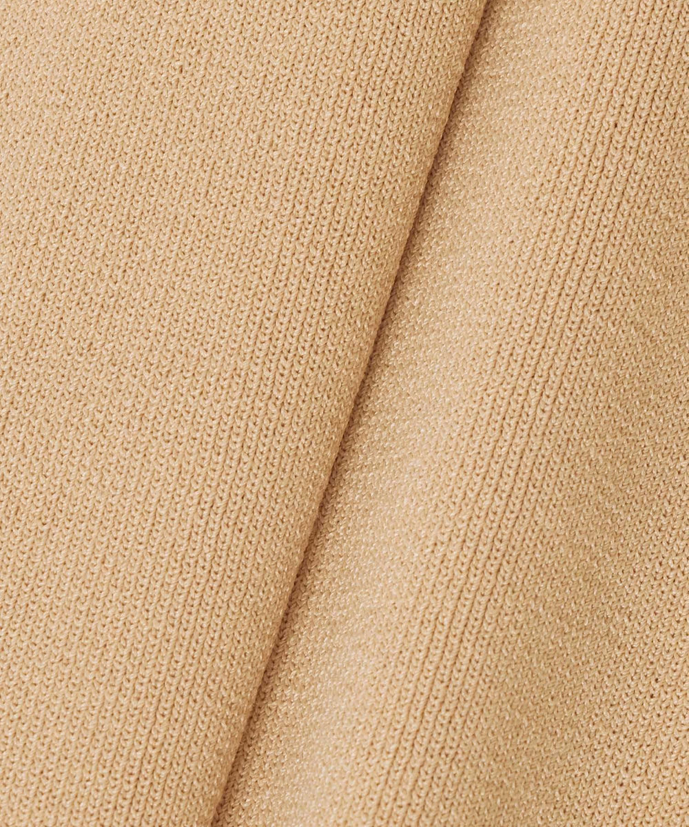 allureville ソウバリモックネックフレンチスリーブプルオーバー ベージュ (11)