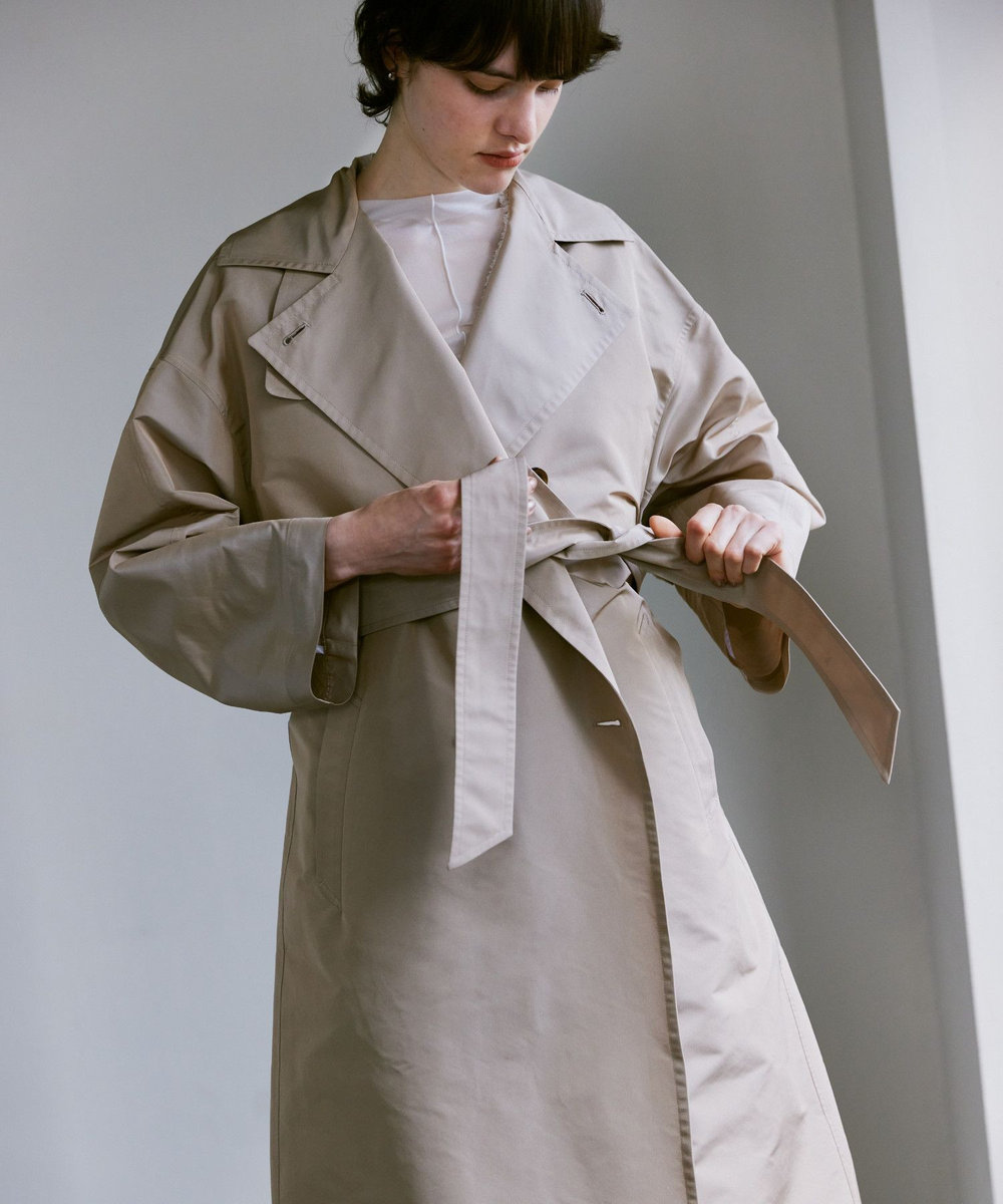 【MHL】トレンチコート　ライナー付き マーガレットハウエル MHL 2wayトレンチコート ダウンライナー付