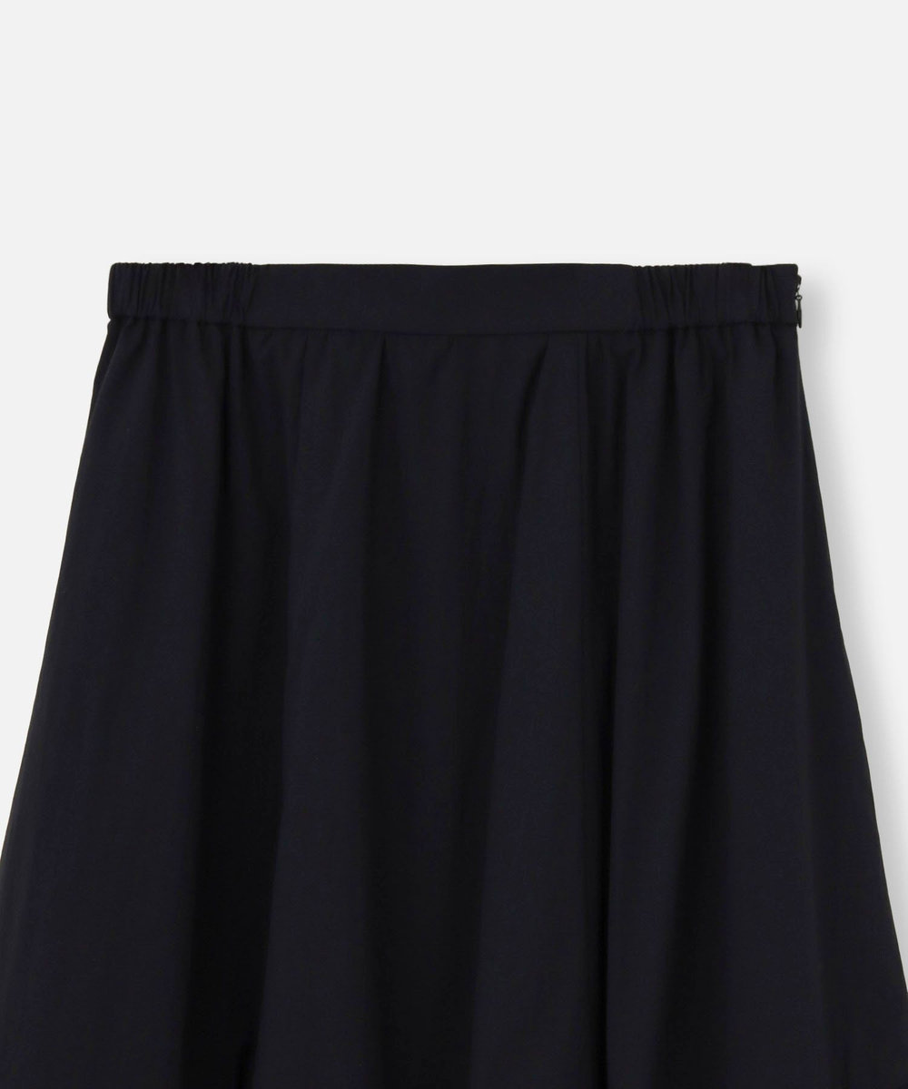allureville ◇バイヤス切替ギャザースカート ブラック (95)