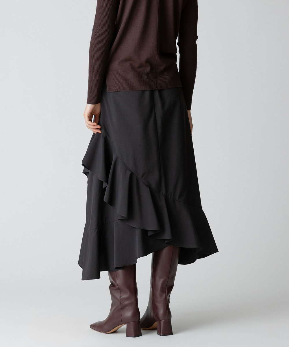 allureville ラッフルズマーメイドスカート ブラック (95)