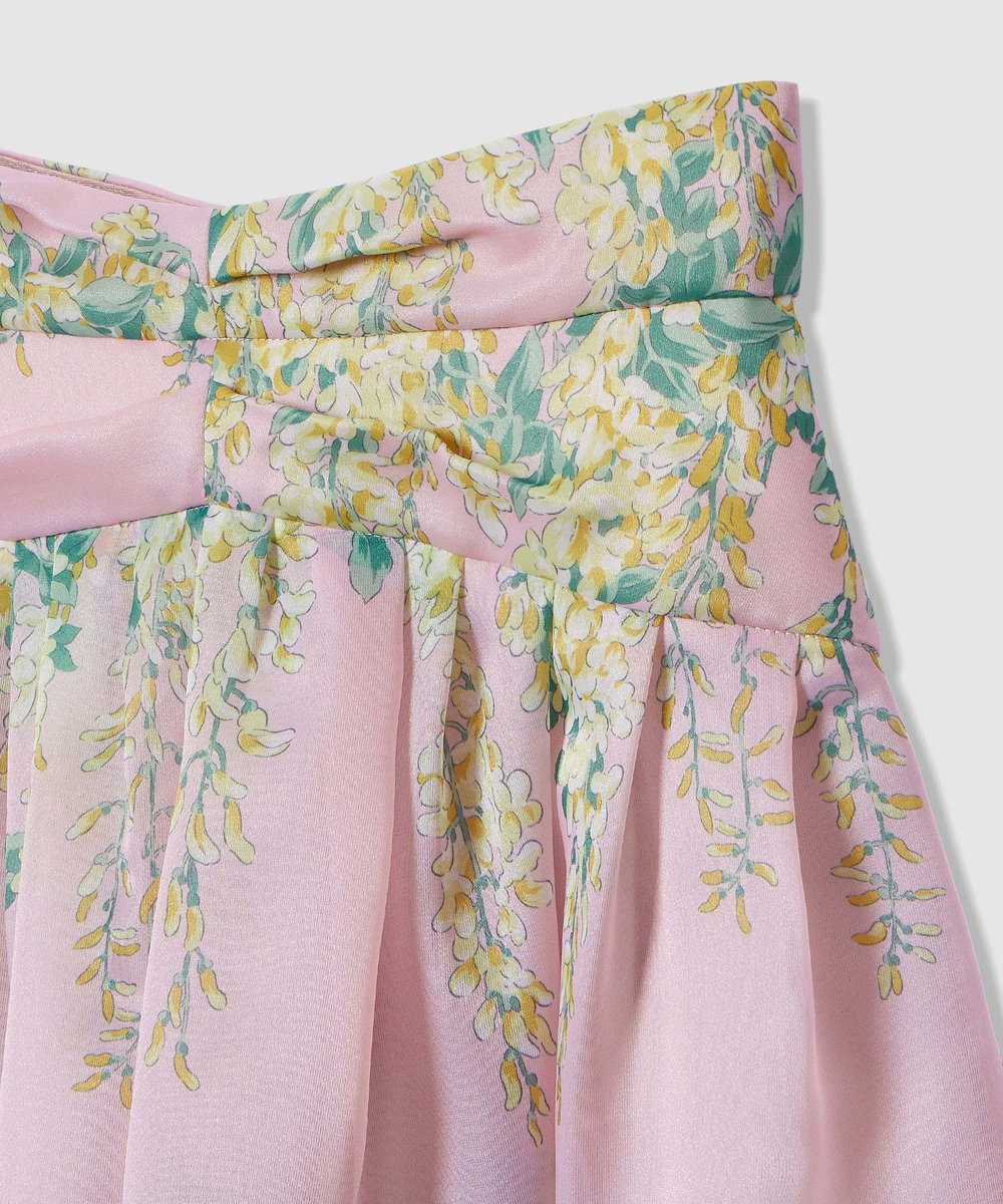 LOULOU WILLOUGHBY 【LOULOU WILLOUGHBY】RATTIオーガンフラワースカート ピンク (41)