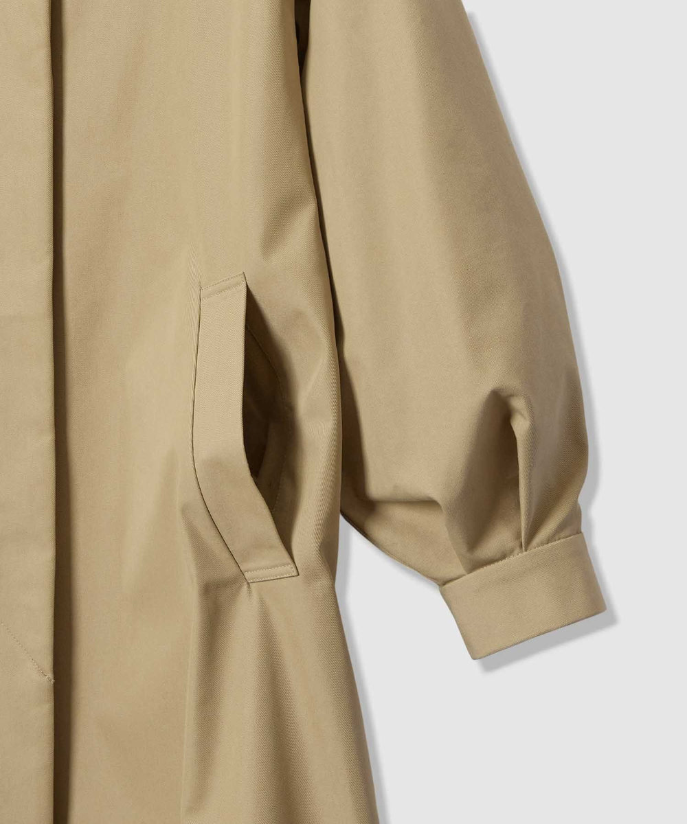 allureville 4WAYスタンドロングコート ベージュ (11)