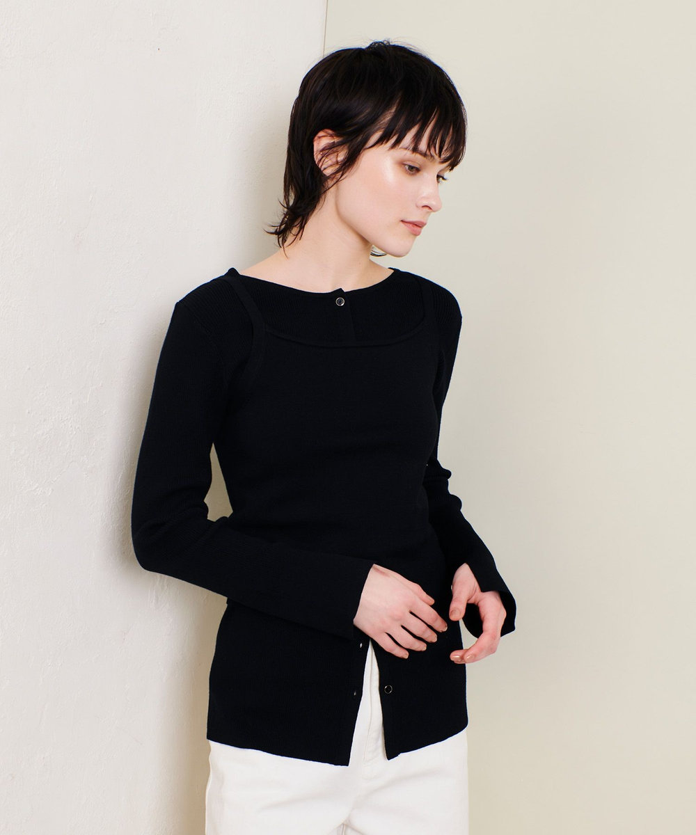 allureville マルチレイヤードセット ブラック (95)