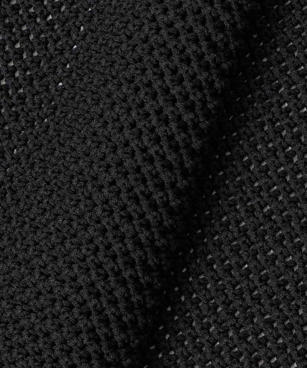 LOULOU WILLOUGHBY 【LOULOU WILLOUGHBY】メッシュクロッシェボレロカーディガン ブラック (95)