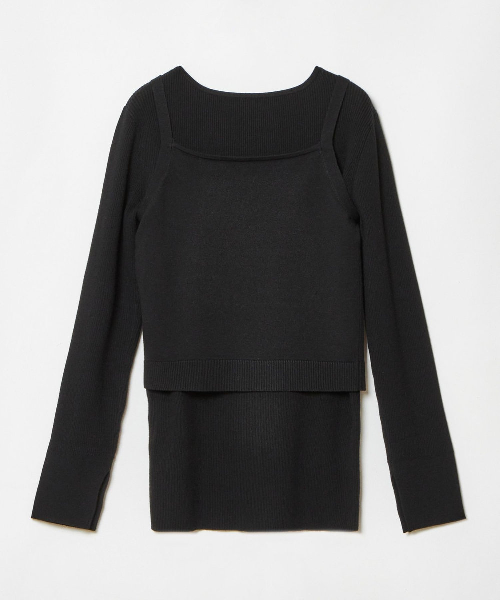 allureville マルチレイヤードセット ブラック (95)