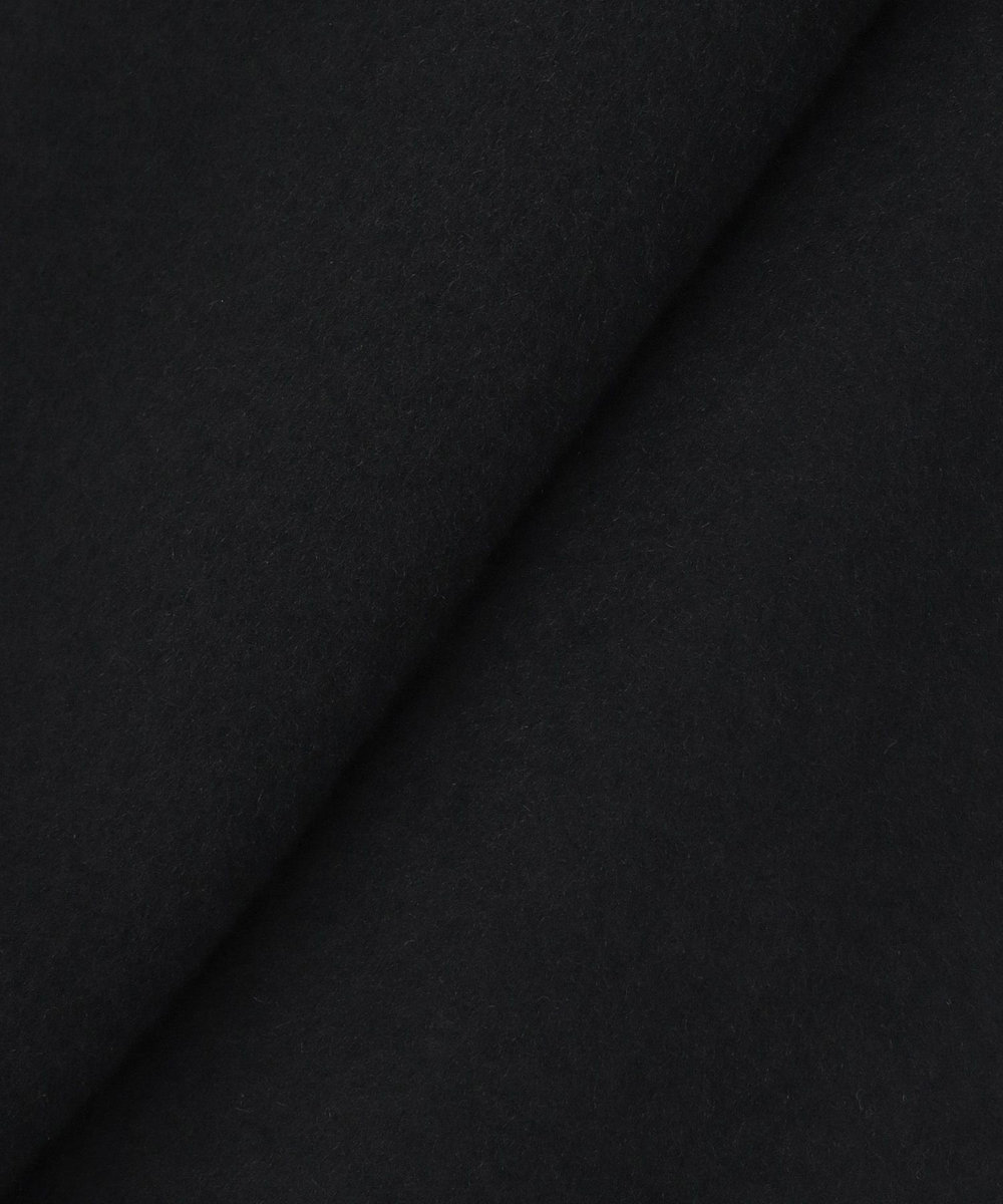 allureville ダブルビーバースタンドコート ブラック (95)