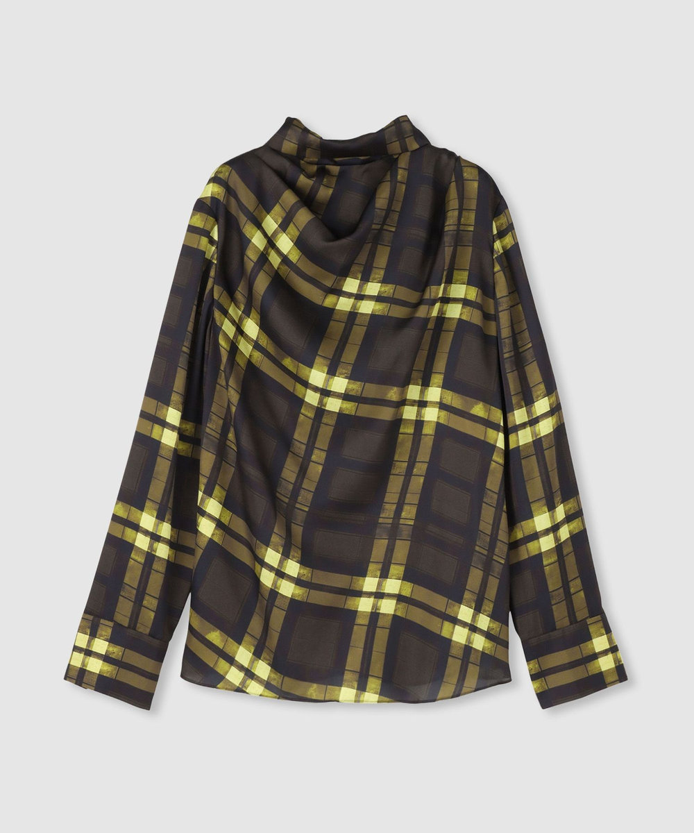 LISAチェックプリントブラウス|allureville OFFICIAL SITE / ONLINE