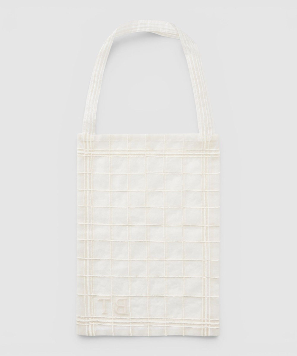 buying 【BRIGITTE TANAKA(ブリジット タナカ)】Sac Torchon Grand トートバッグ ホワイト (01)