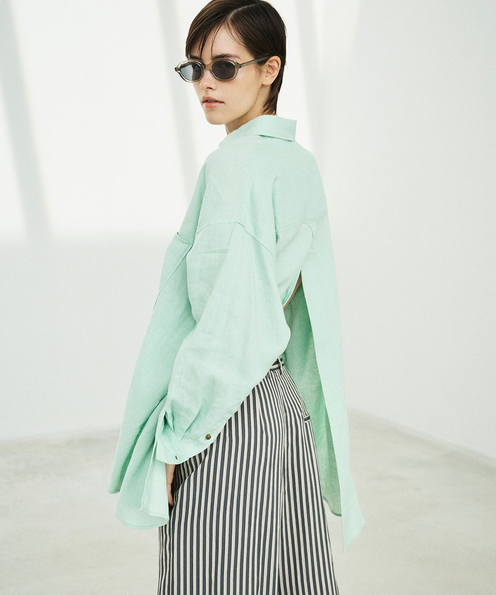 buying 【TELA(テラ)】STRIPED WIDE PANTS ブラック系 (98)