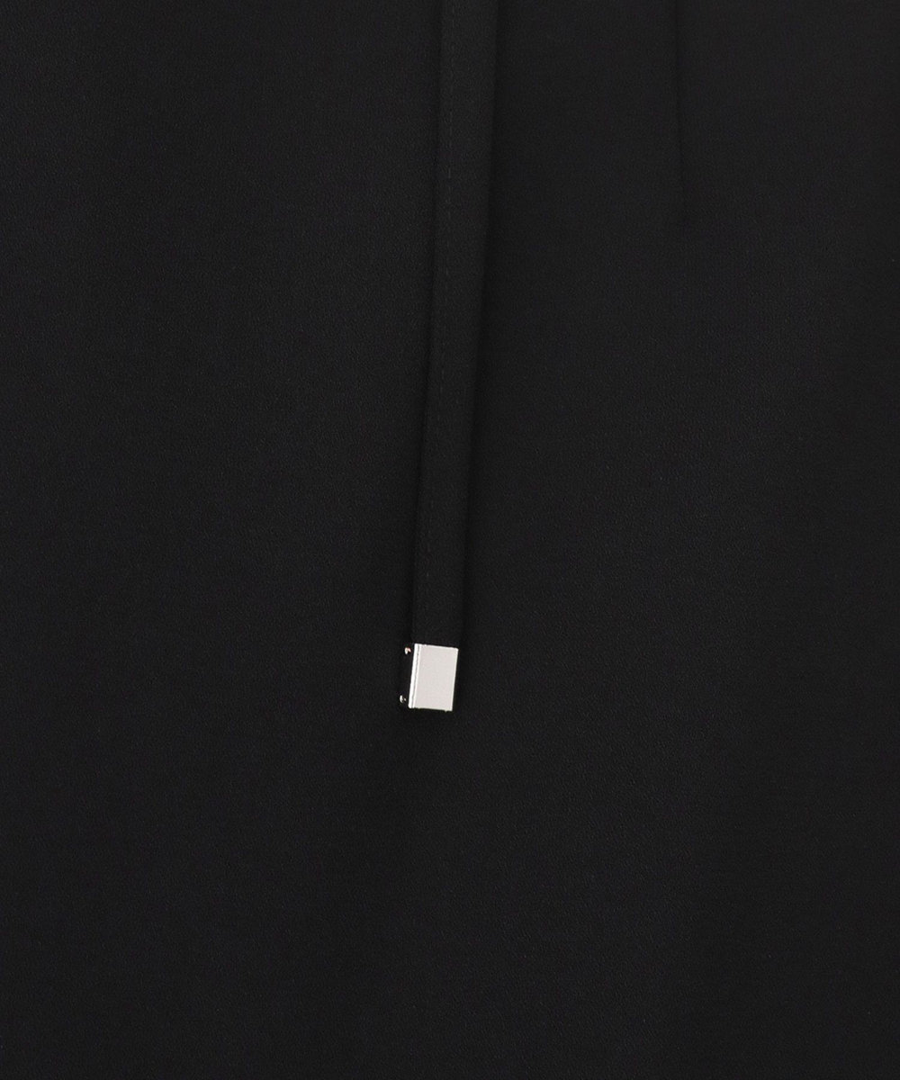 allureville ジョーゼットサロペナロースカート ブラック (95)