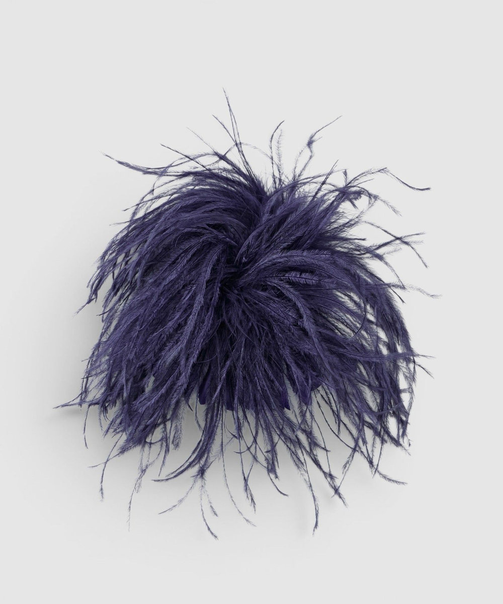 【美品】INDRESS/インドレス　コサージュ　ブローチ INDRESS(インドレス)】OSTRICH FEATHER BROOCH|allureville OFFICIAL