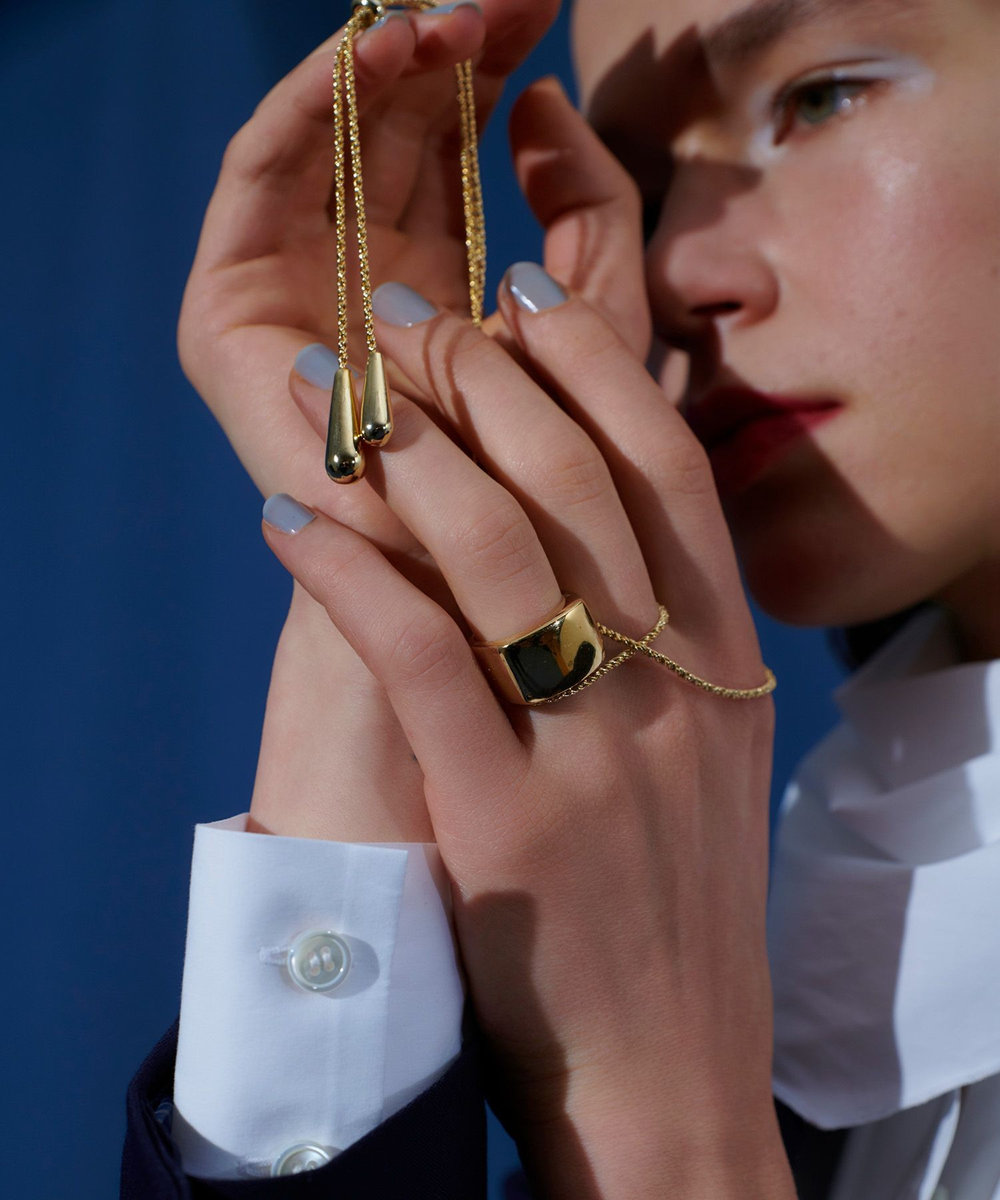 allureville ダブルトップネックレス ゴールド (30)