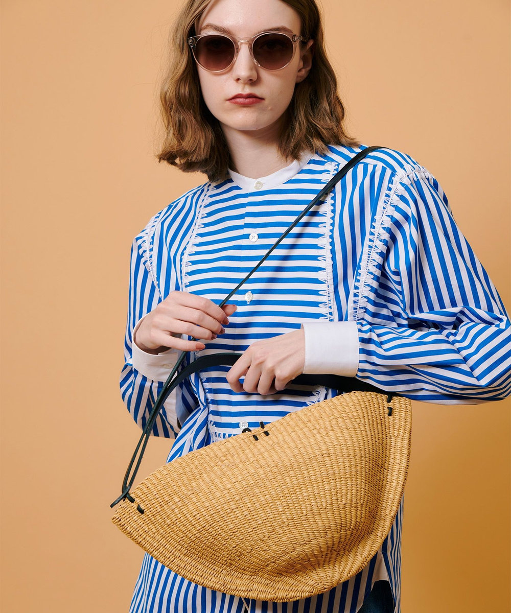 buying 【Ines Bressand(イネス ブレッサンド)】 MEDIUM WALNUT ハンドバッグ ベージュ系 (19)