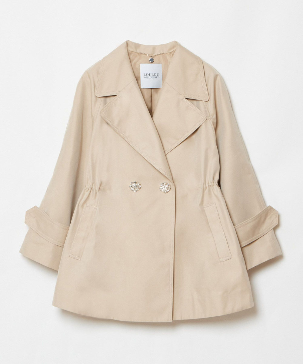 LOULOU WILLOUGHBY】シャンブレーギャバミドルコート|allureville