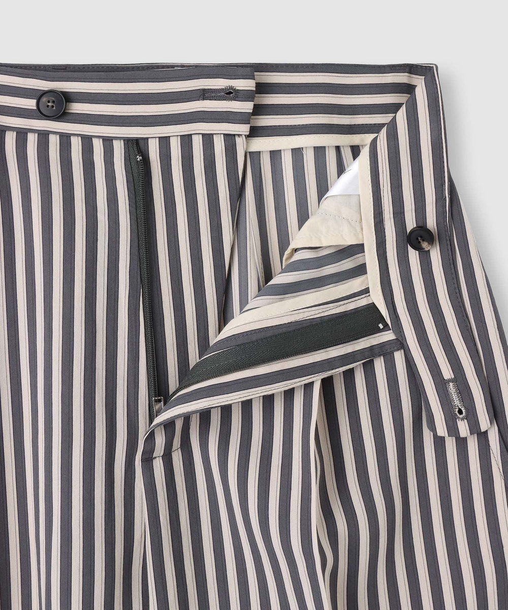 buying 【TELA(テラ)】STRIPED WIDE PANTS ブラック系 (98)