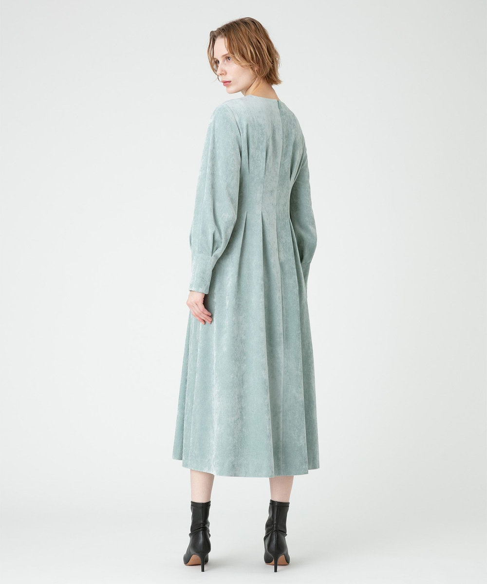 LOULOU WILLOUGHBY 【LOULOU WILLOUGHBY】ブライトコールタックワンピース ミントグリーン (73)