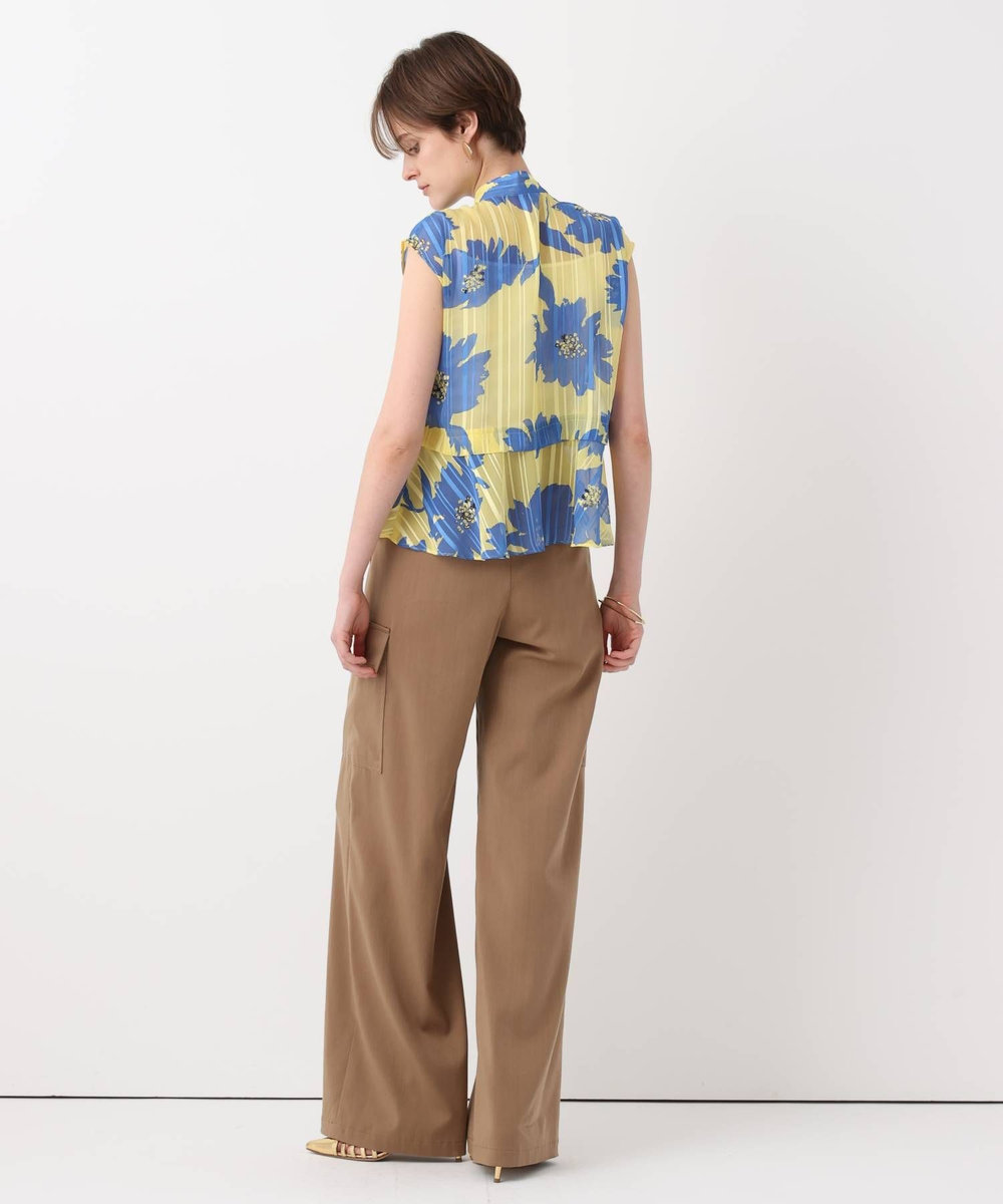 allureville ◇WEB ルミネ別注 シアーヨウリュウブラウス イエロー系 (26)