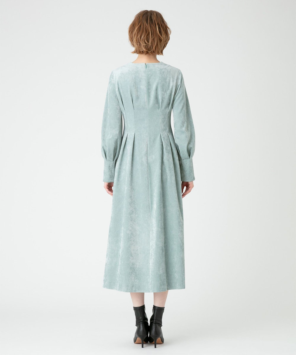 LOULOU WILLOUGHBY 【LOULOU WILLOUGHBY】ブライトコールタックワンピース ミントグリーン (73)