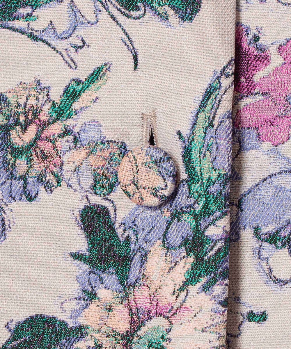 LOULOU WILLOUGHBY 【LOULOU WILLOUGHBY】LIMONTAフラワージャガードシャツワンピース ラベンダー (53)