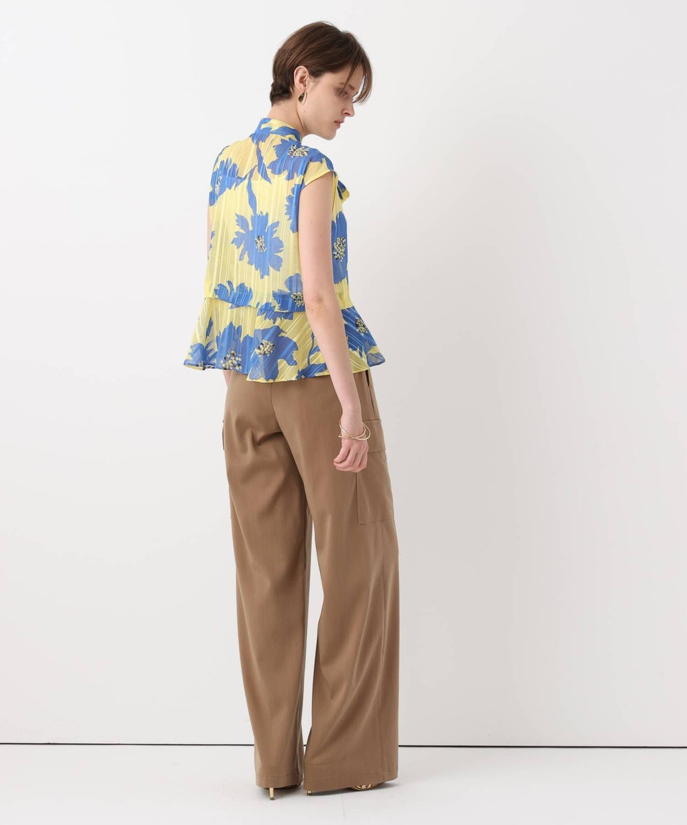 allureville ◇WEB ルミネ別注 シアーヨウリュウブラウス イエロー系 (26)
