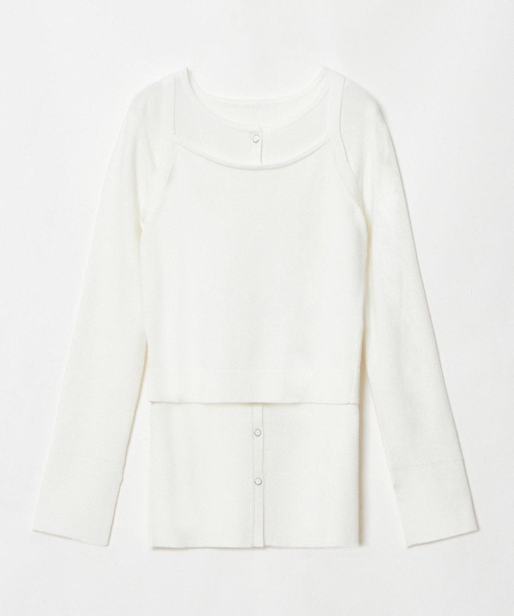 allureville マルチレイヤードセット オフホワイト (02)