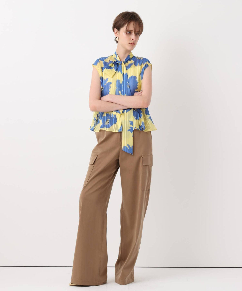 allureville ◇WEB ルミネ別注 シアーヨウリュウブラウス イエロー系 (26)