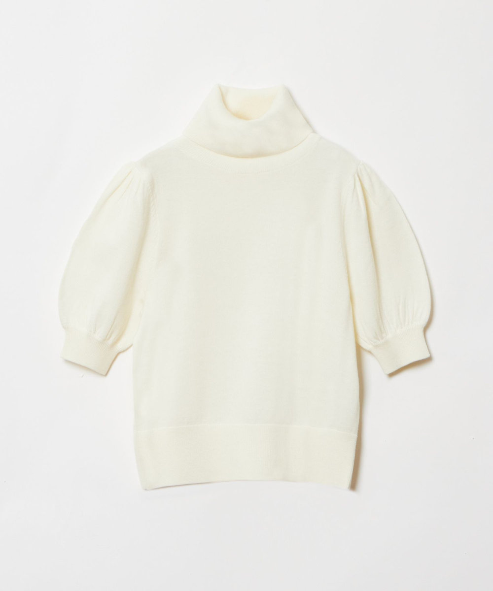 LOULOU WILLOUGHBY 【LOULOU WILLOUGHBY】タートルハーフスリーブプルオーバー オフホワイト (02)