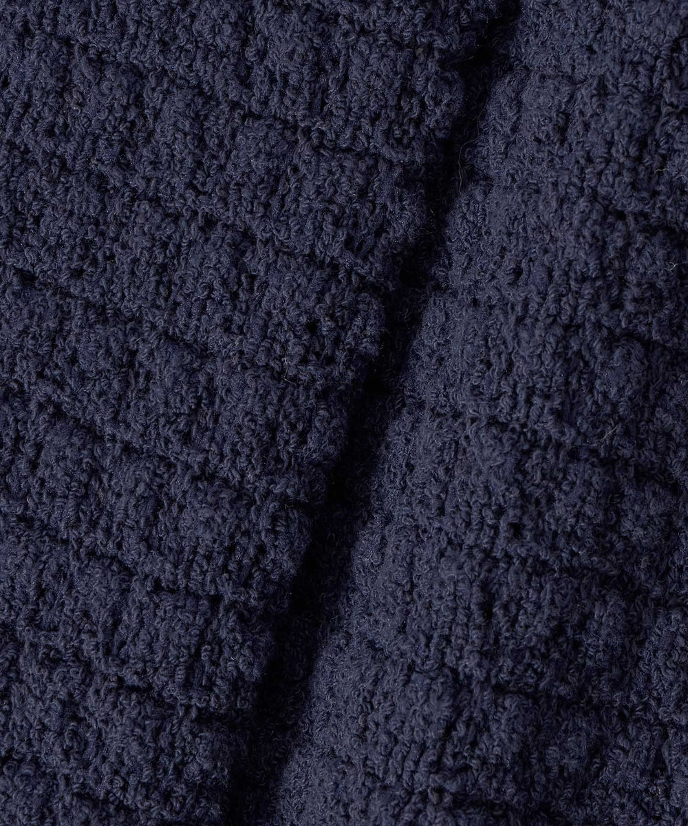 allureville ニットツィードジャケット ネイビー (65)