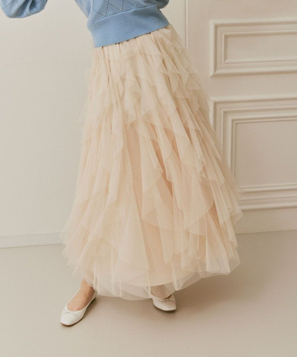 LOULOU WILLOUGHBY 【LOULOU WILLOUGHBY】◇チュチュスカート アイボリー (04)