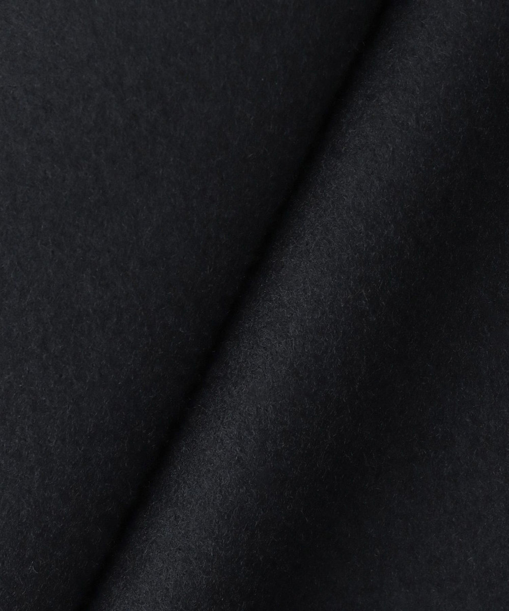 allureville メルトンコクーンミドルコート ブラック (95)