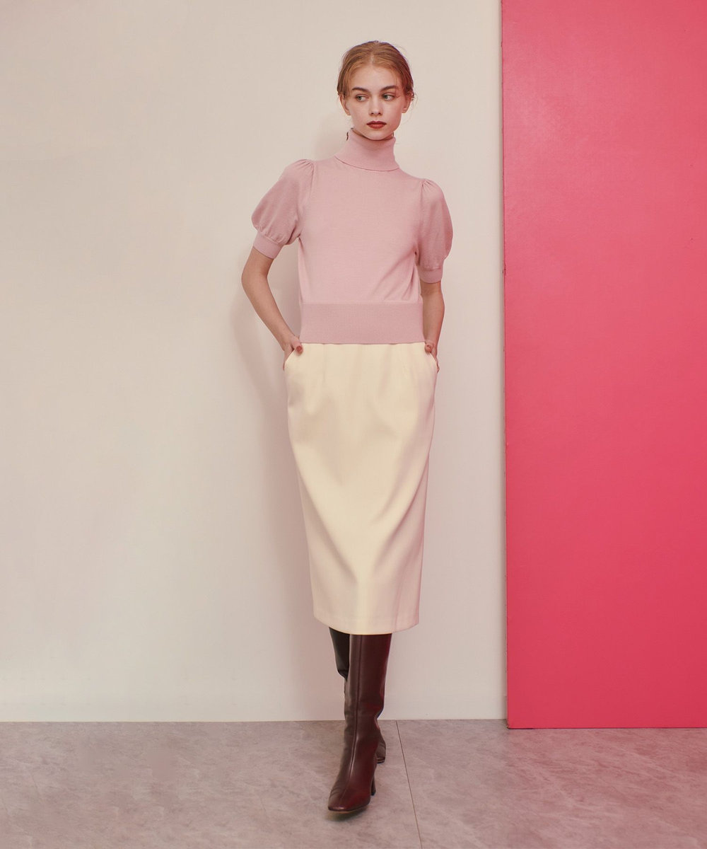 LOULOU WILLOUGHBY 【LOULOU WILLOUGHBY】タートルハーフスリーブプルオーバー ピンク (41)