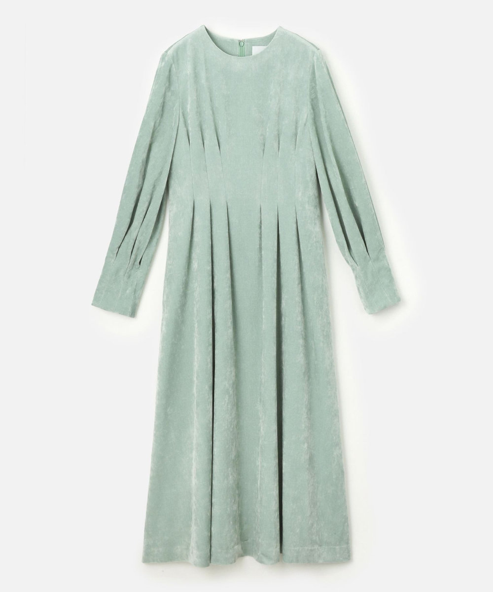 LOULOU WILLOUGHBY 【LOULOU WILLOUGHBY】ブライトコールタックワンピース ミントグリーン (73)