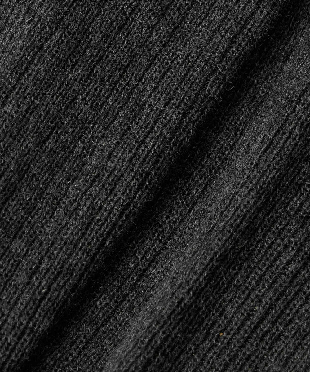 allureville ランダムストライプニットポロ グレー (92)