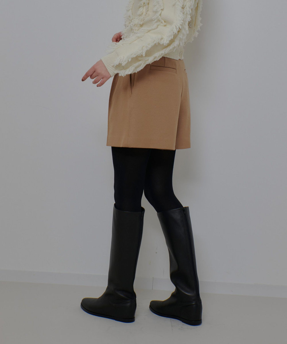allureville メルトンショートパンツ ベージュ (11)