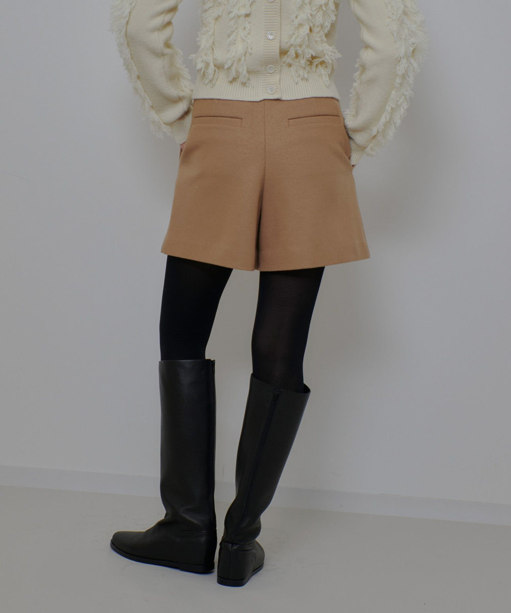 allureville メルトンショートパンツ ベージュ (11)