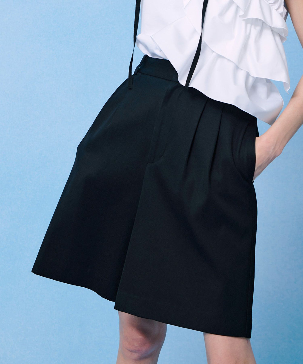 LOULOU WILLOUGHBY シックチノハーフパンツ ブラック (95)