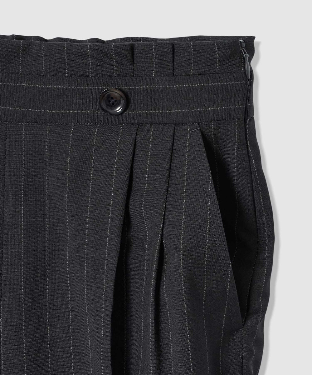 allureville ＴＷストライプウェストタックパンツ ネイビー (67)