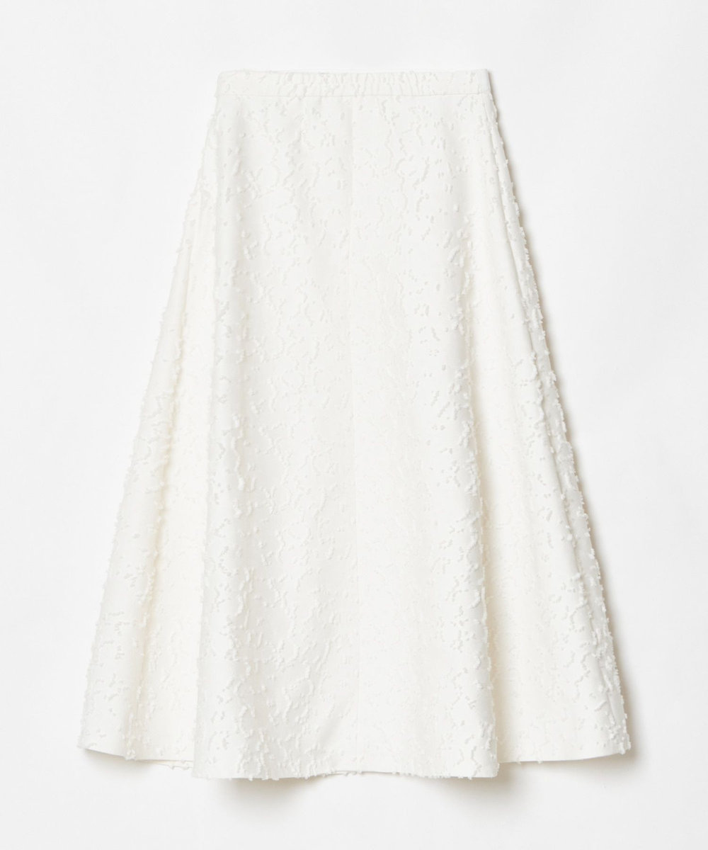 allureville DUTEL フレアスカート オフホワイト (02)