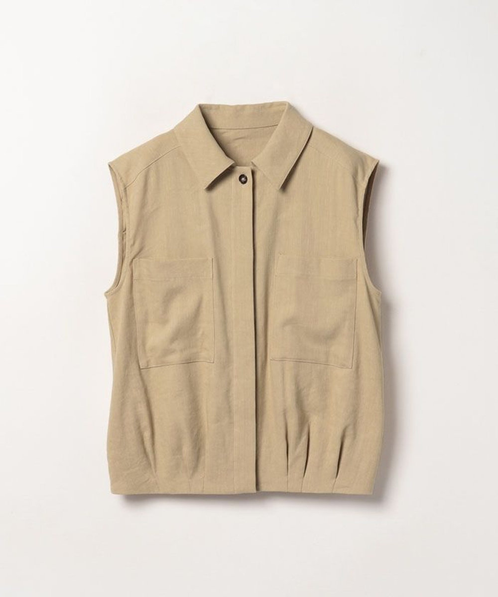 allureville 【セットアップ対応商品】ストレッチピケジレブルゾン ベージュ (11)