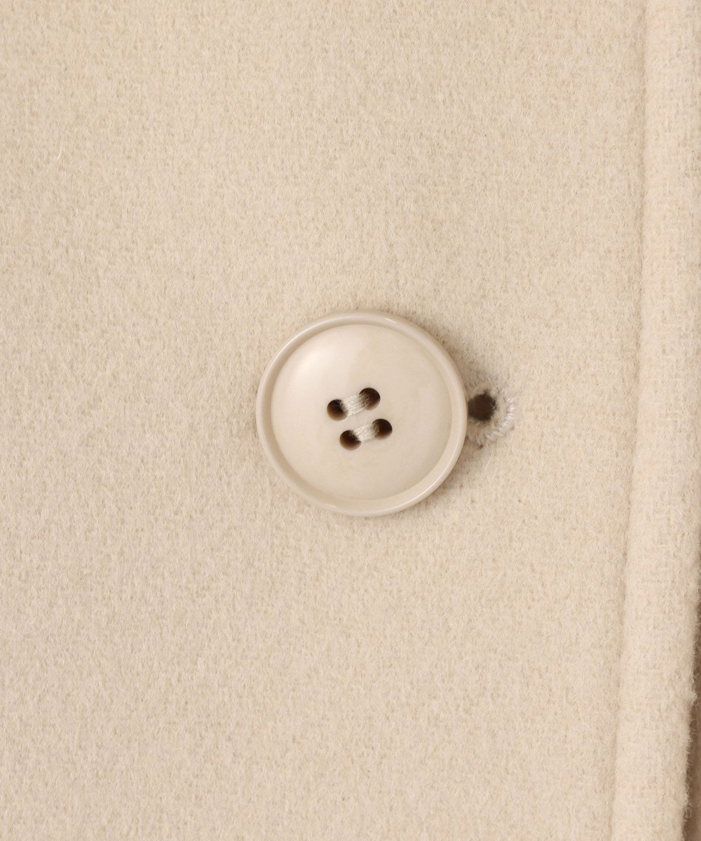 allureville スプリットラグランロングコート ベージュ (11)