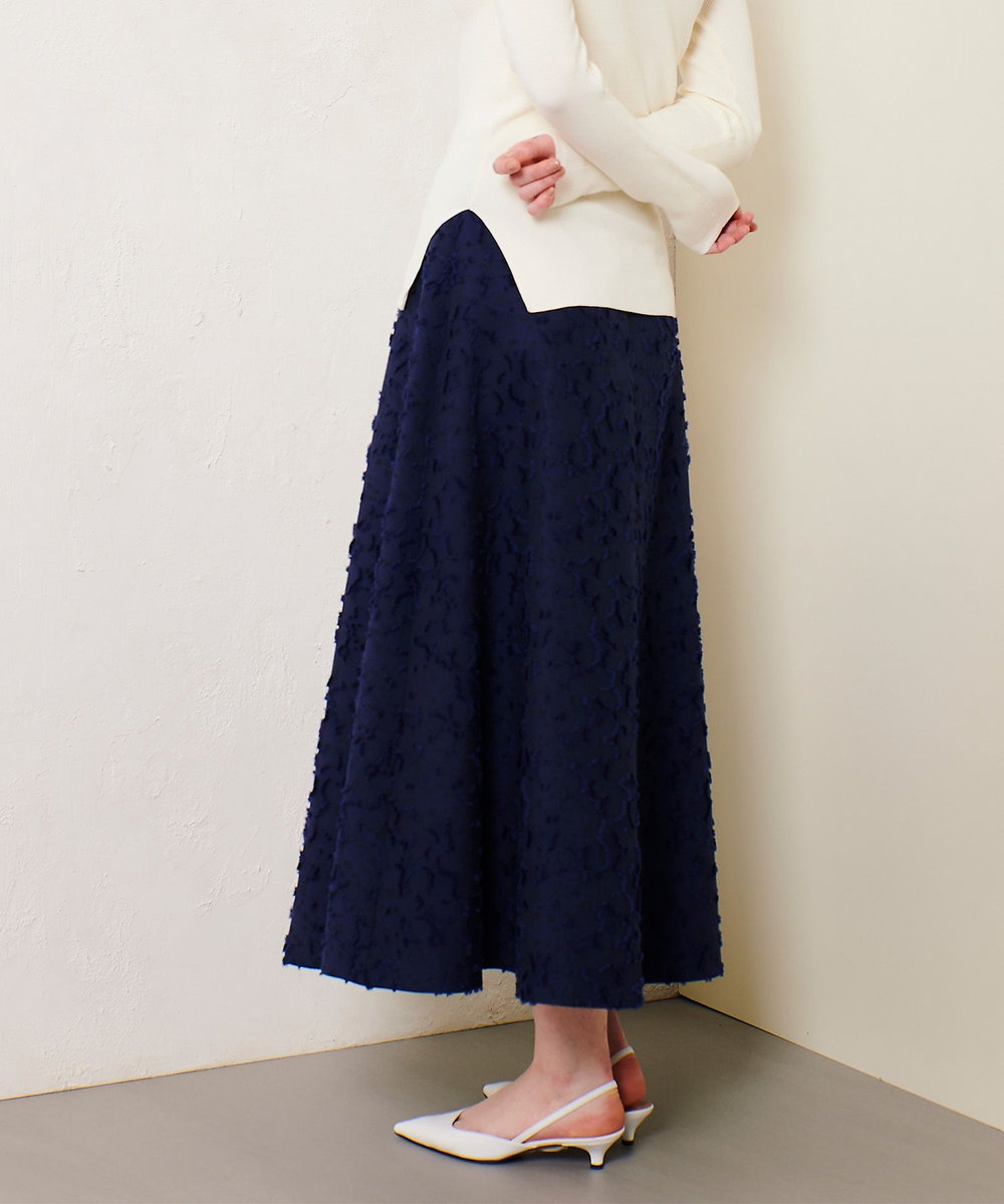 allureville DUTEL フレアスカート ネイビー (65)