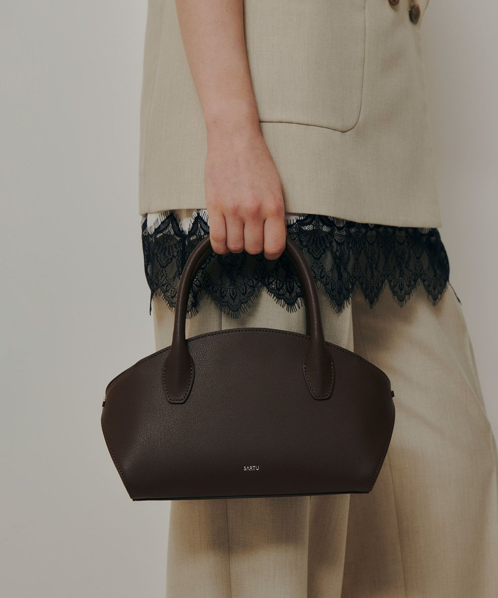buying 【SARTU(サルトゥ)】KIE MINI トートバッグ ダークブラウン (82)